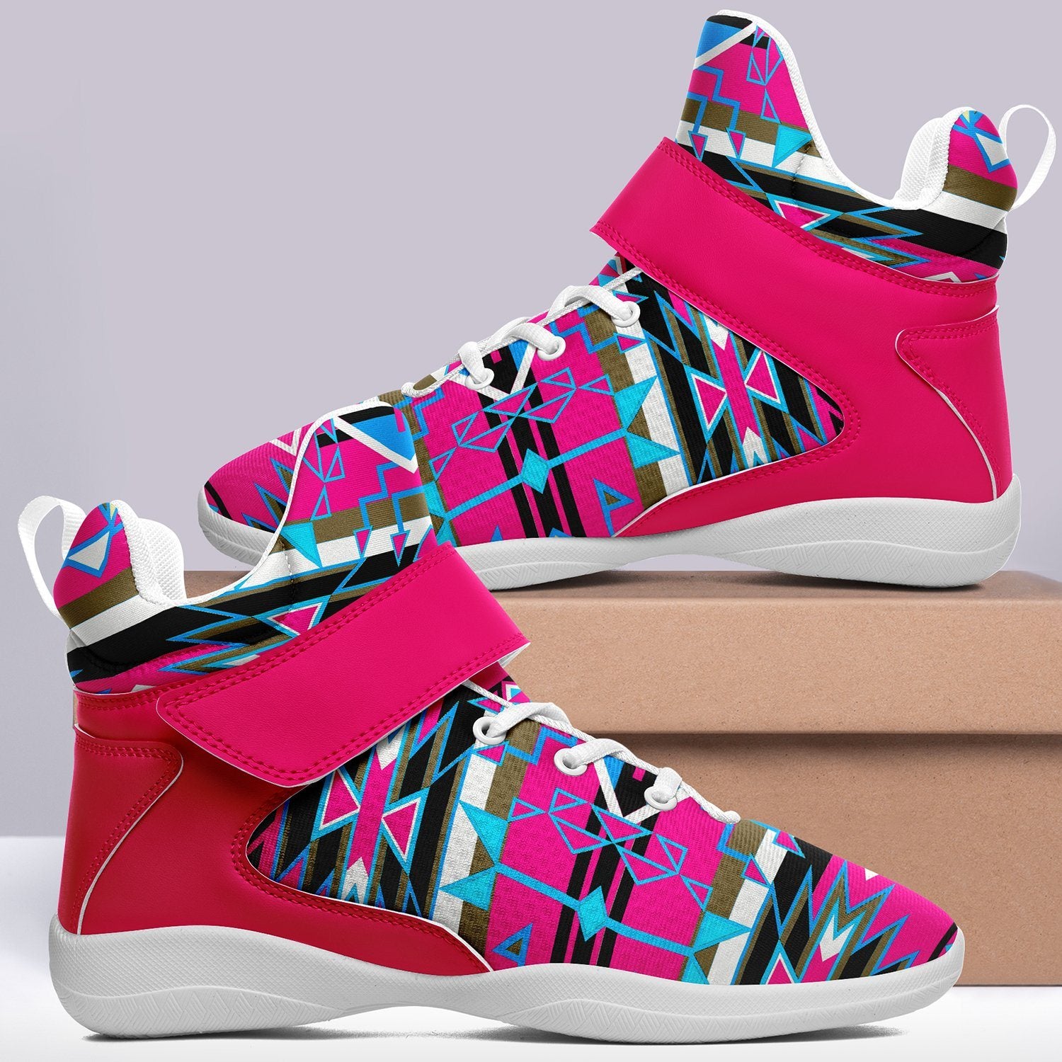 Force of Nature Sunset Storm Ipottaa Basketball / Sport High Top Shoes 49 Dzine 