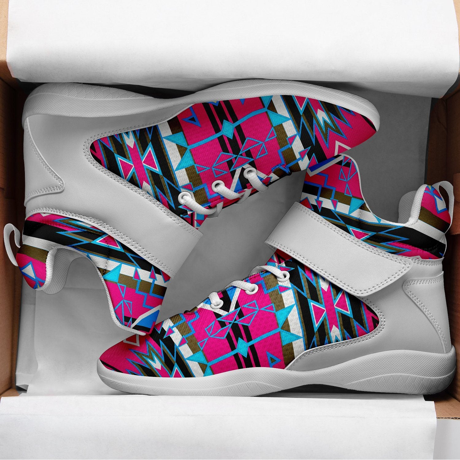 Force of Nature Sunset Storm Ipottaa Basketball / Sport High Top Shoes 49 Dzine 