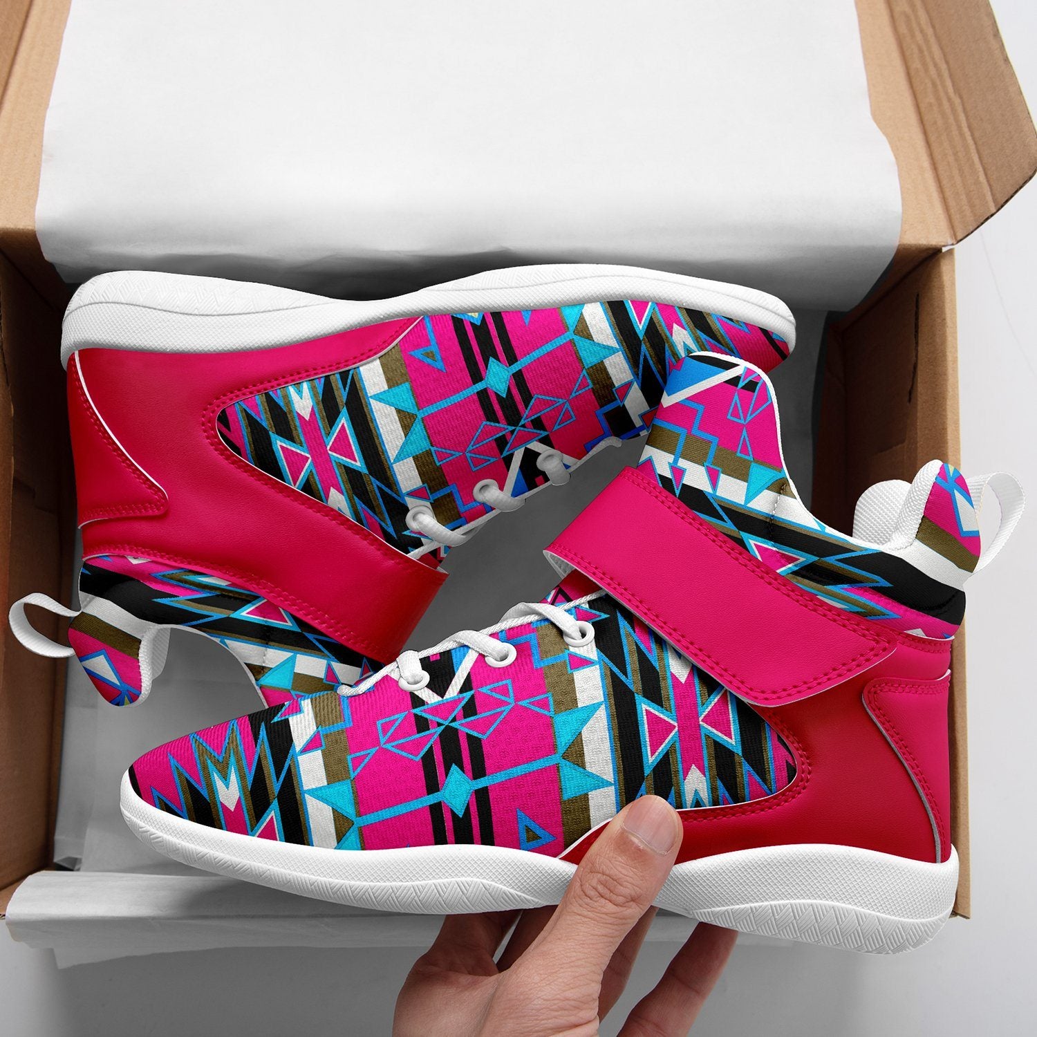 Force of Nature Sunset Storm Ipottaa Basketball / Sport High Top Shoes 49 Dzine 