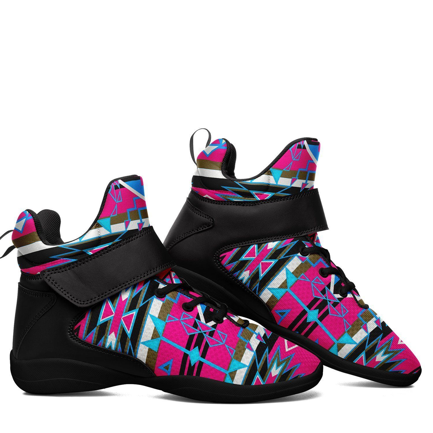 Force of Nature Sunset Storm Ipottaa Basketball / Sport High Top Shoes - Black Sole 49 Dzine 