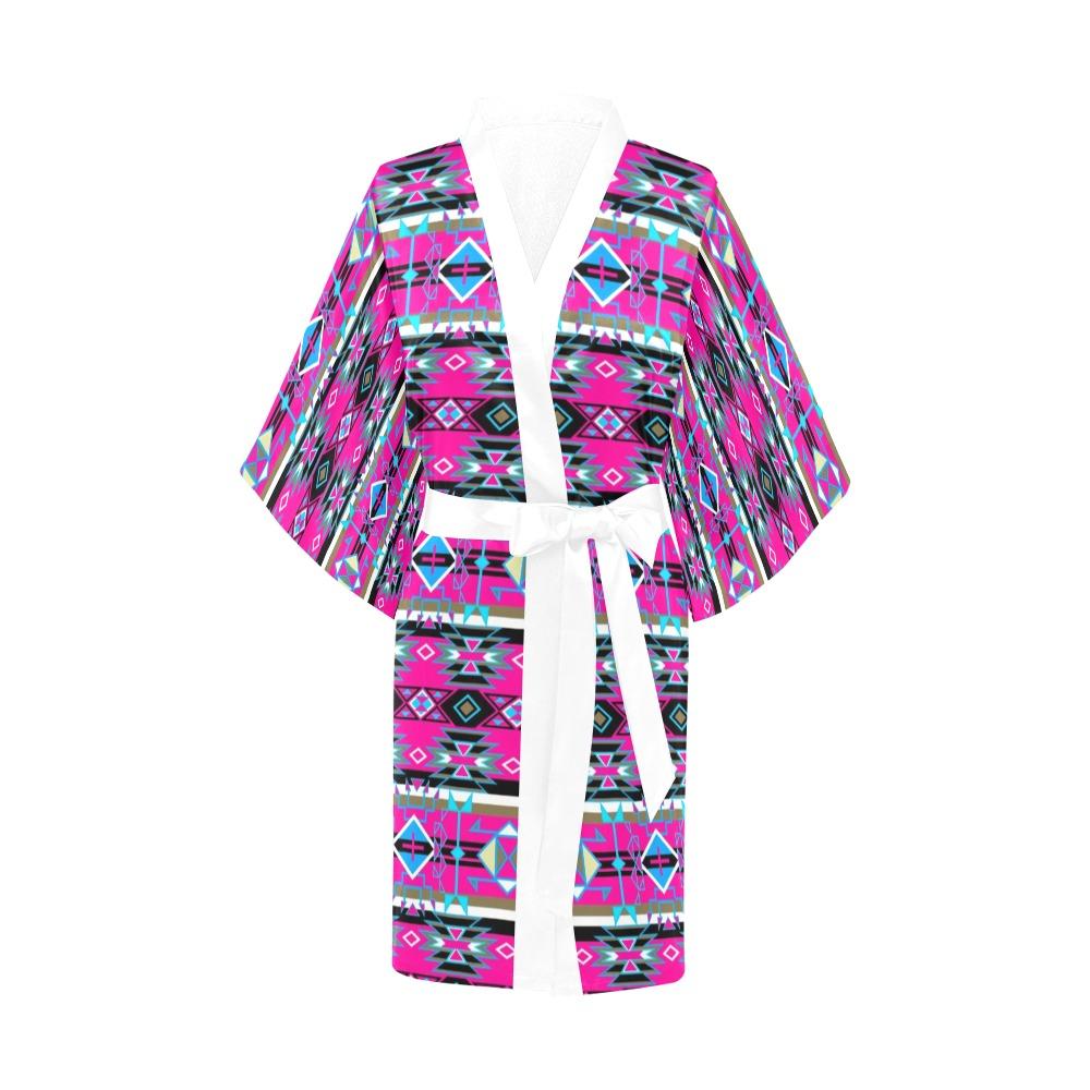 Force of Nature Sunset Storm Kimono Robe Artsadd 