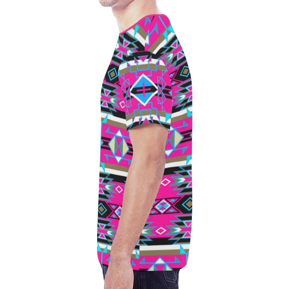 Force of Nature Sunset Storm New All Over Print T-shirt for Men (Model T45) New All Over Print T-shirt for Men (T45) e-joyer 