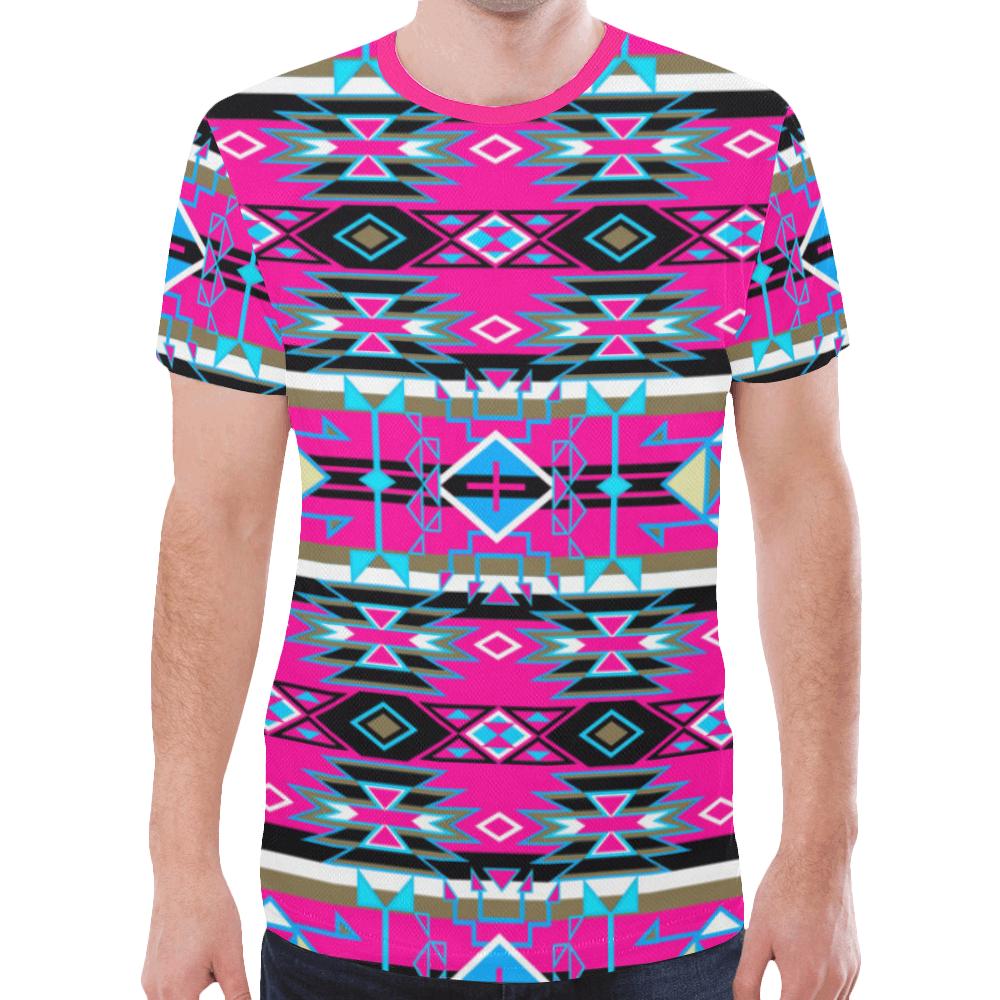 Force of Nature Sunset Storm New All Over Print T-shirt for Men (Model T45) New All Over Print T-shirt for Men (T45) e-joyer 