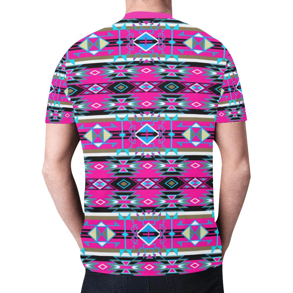 Force of Nature Sunset Storm New All Over Print T-shirt for Men/Large Size (Model T45) New All Over Print T-shirt for Men/Large (T45) e-joyer 