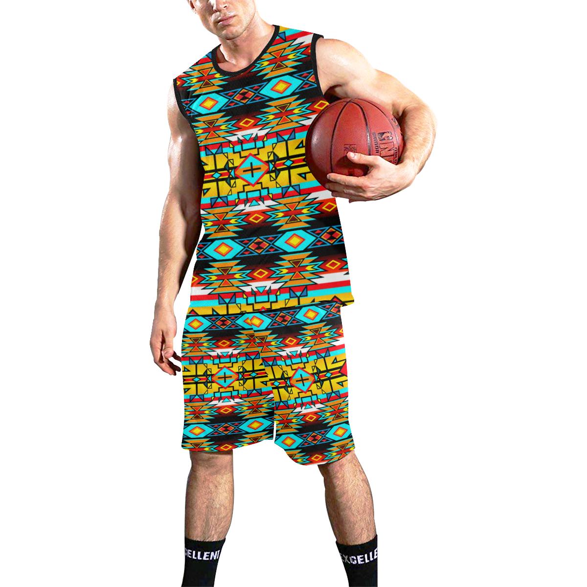 Force of Nature Twister All Over Print Basketball Uniform Basketball Uniform e-joyer 