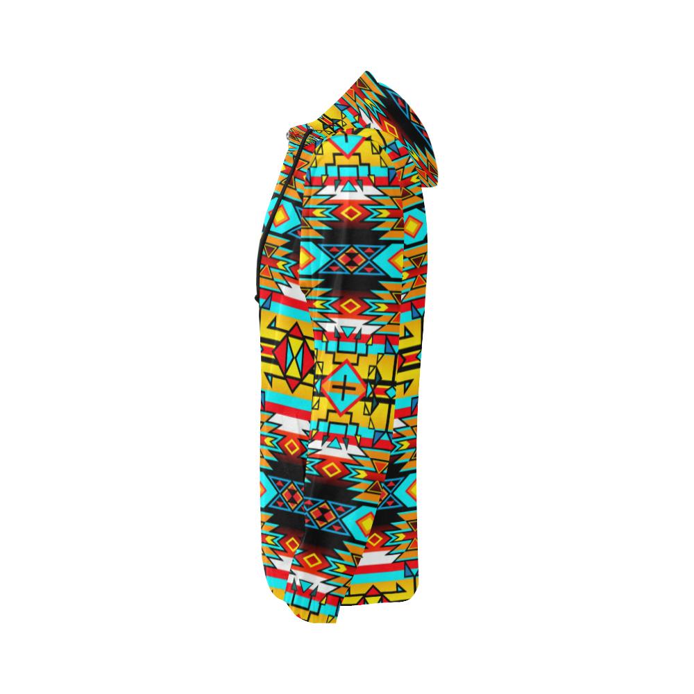 Force of Nature Twister All Over Print Full Zip Hoodie for Women (Model H14) All Over Print Full Zip Hoodie for Women (H14) e-joyer 