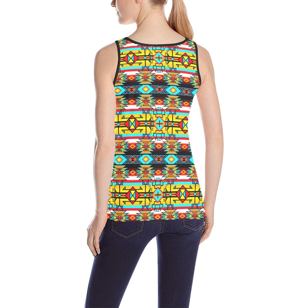 Force of Nature Twister All Over Print Tank Top for Women (Model T43) All Over Print Tank Top for Women (T43) e-joyer 
