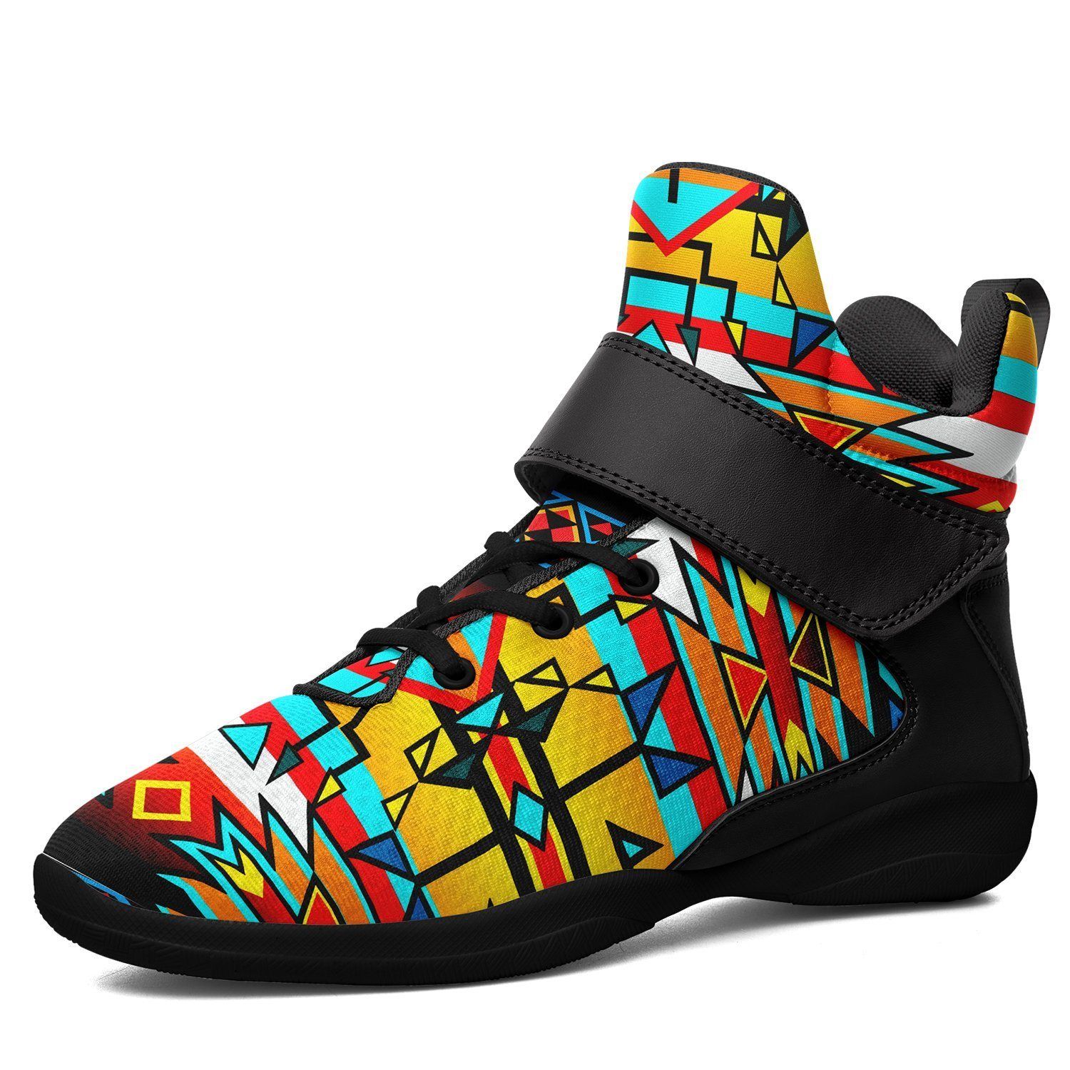 Force of Nature Twister Ipottaa Basketball / Sport High Top Shoes - Black Sole 49 Dzine US Men 7 / EUR 40 Black Sole with Black Strap 