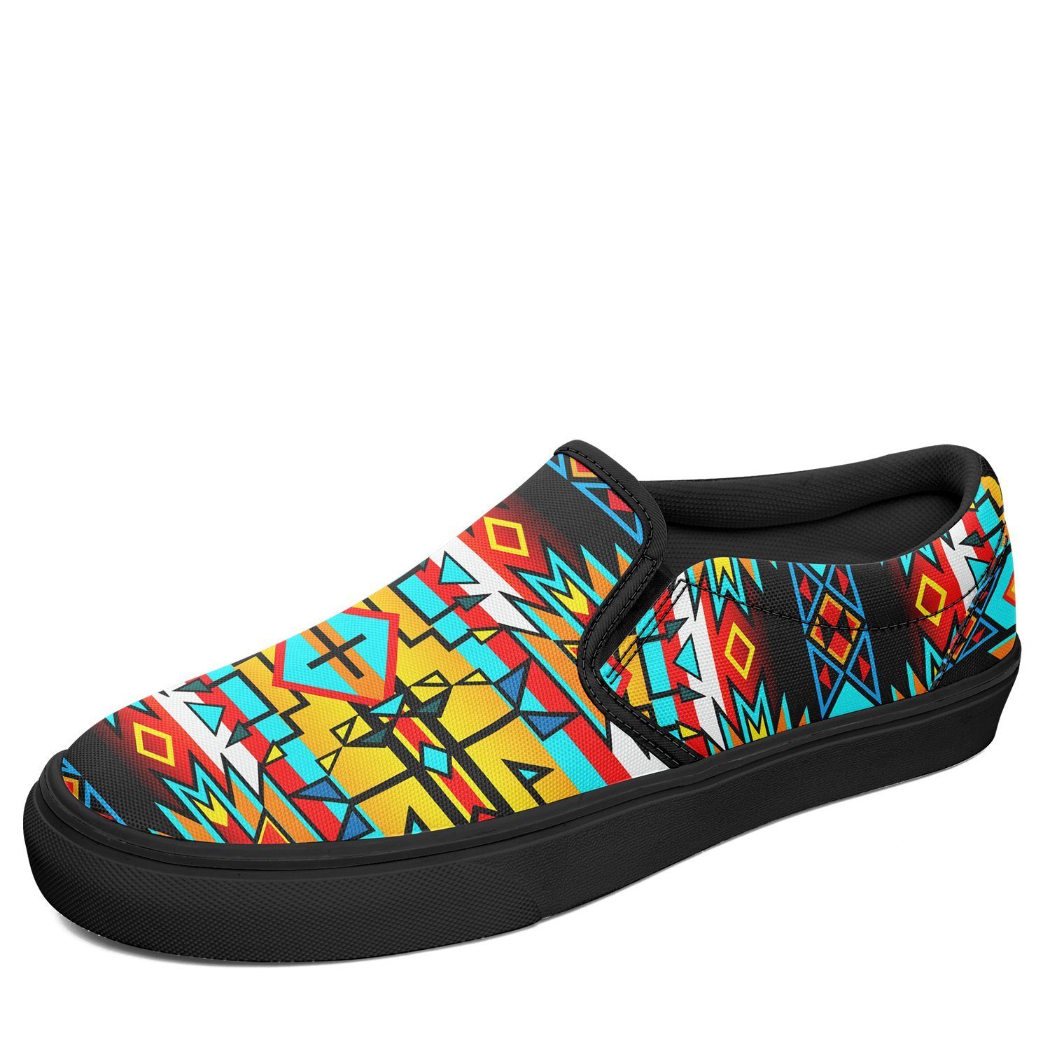 Force of Nature Twister Otoyimm Kid's Canvas Slip On Shoes 49 Dzine US Youth 1 / EUR 32 Black Sole 