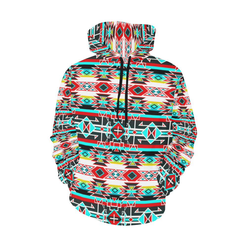 Force of Nature Windstorm All Over Print Hoodie for Women (USA Size) (Model H13) Hoodie e-joyer 