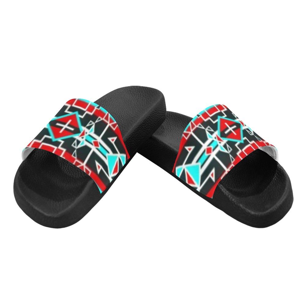 Force of Nature Windstorm Men's Slide Sandals (Model 057) Men's Slide Sandals (057) e-joyer 