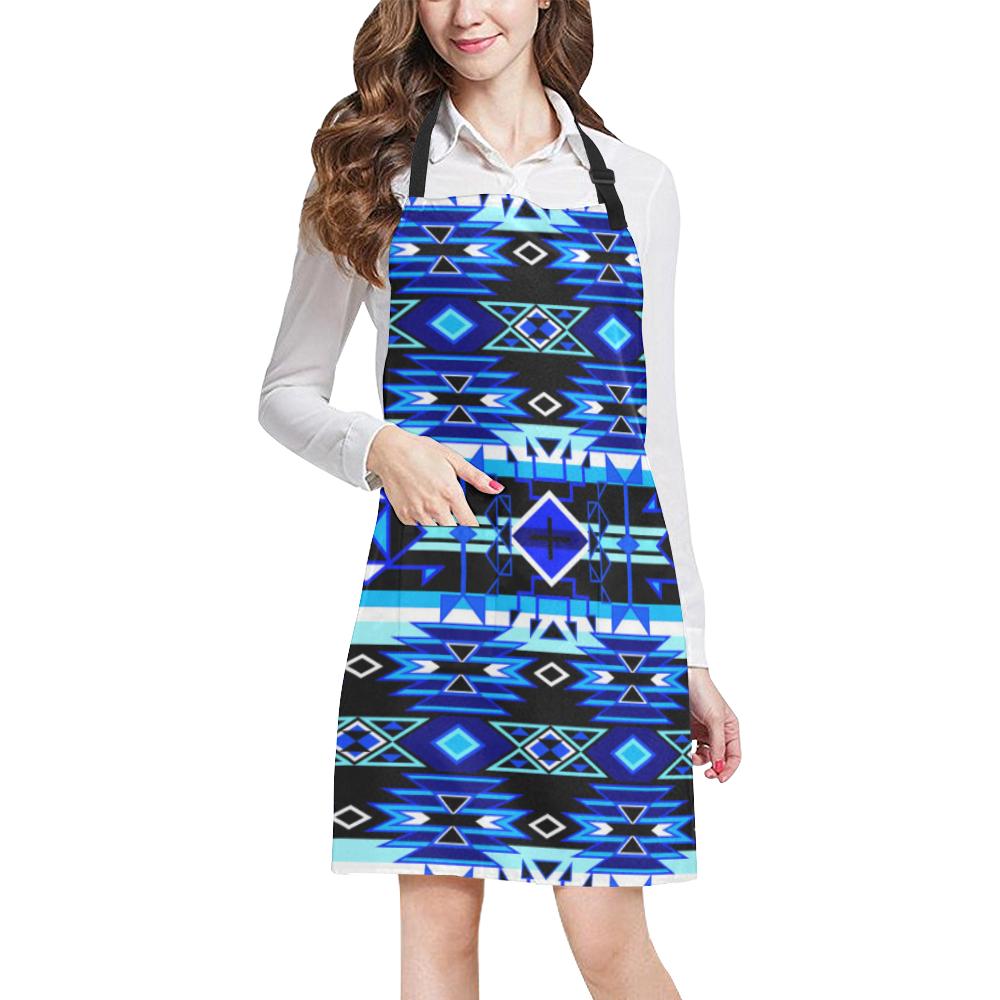 Force of Nature Winter Night All Over Print Apron All Over Print Apron e-joyer 