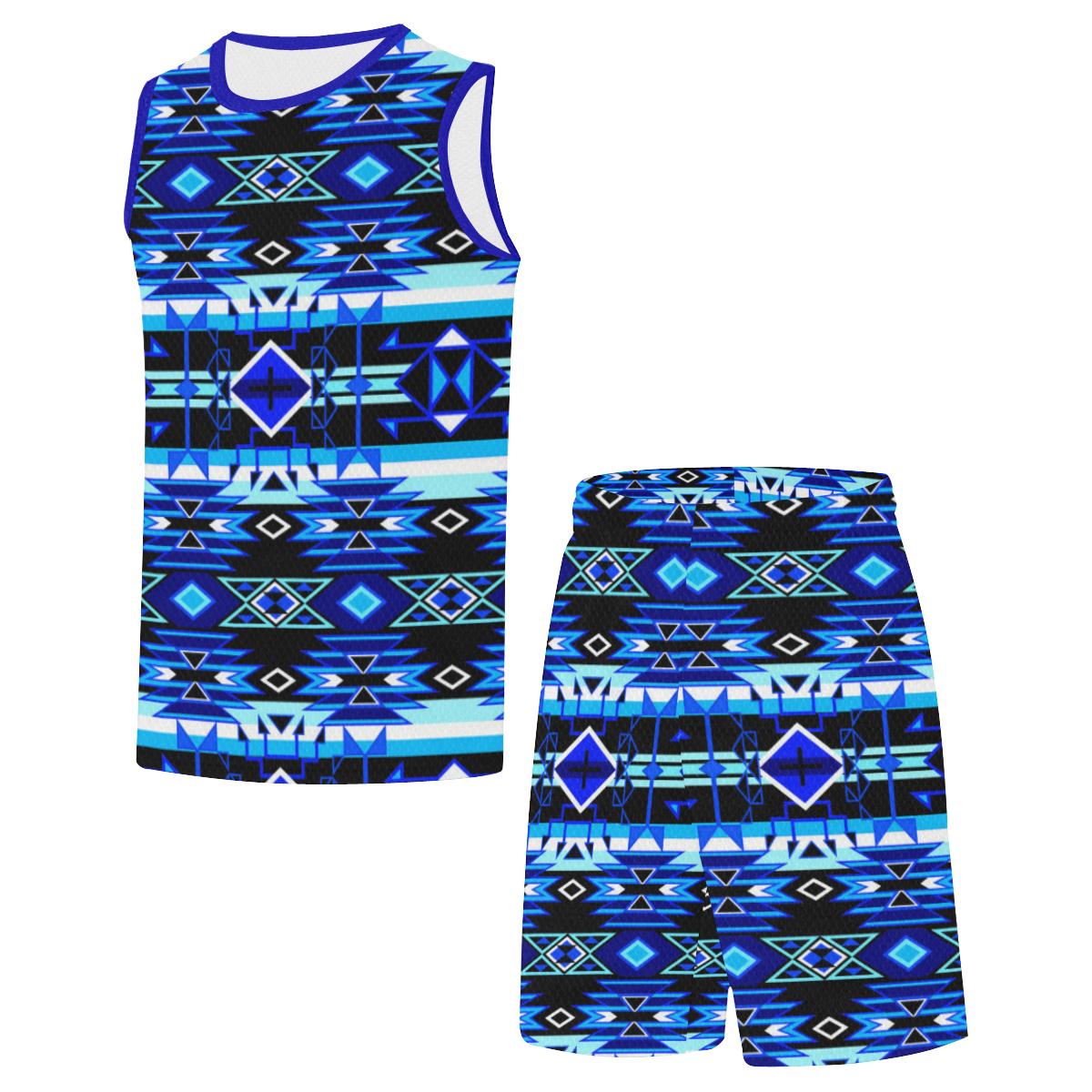 Force of Nature Winter Night All Over Print Basketball Uniform Basketball Uniform e-joyer 