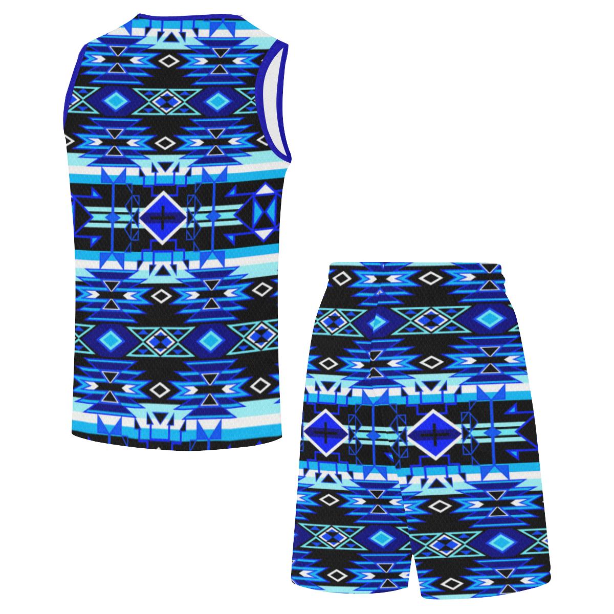 Force of Nature Winter Night All Over Print Basketball Uniform Basketball Uniform e-joyer 