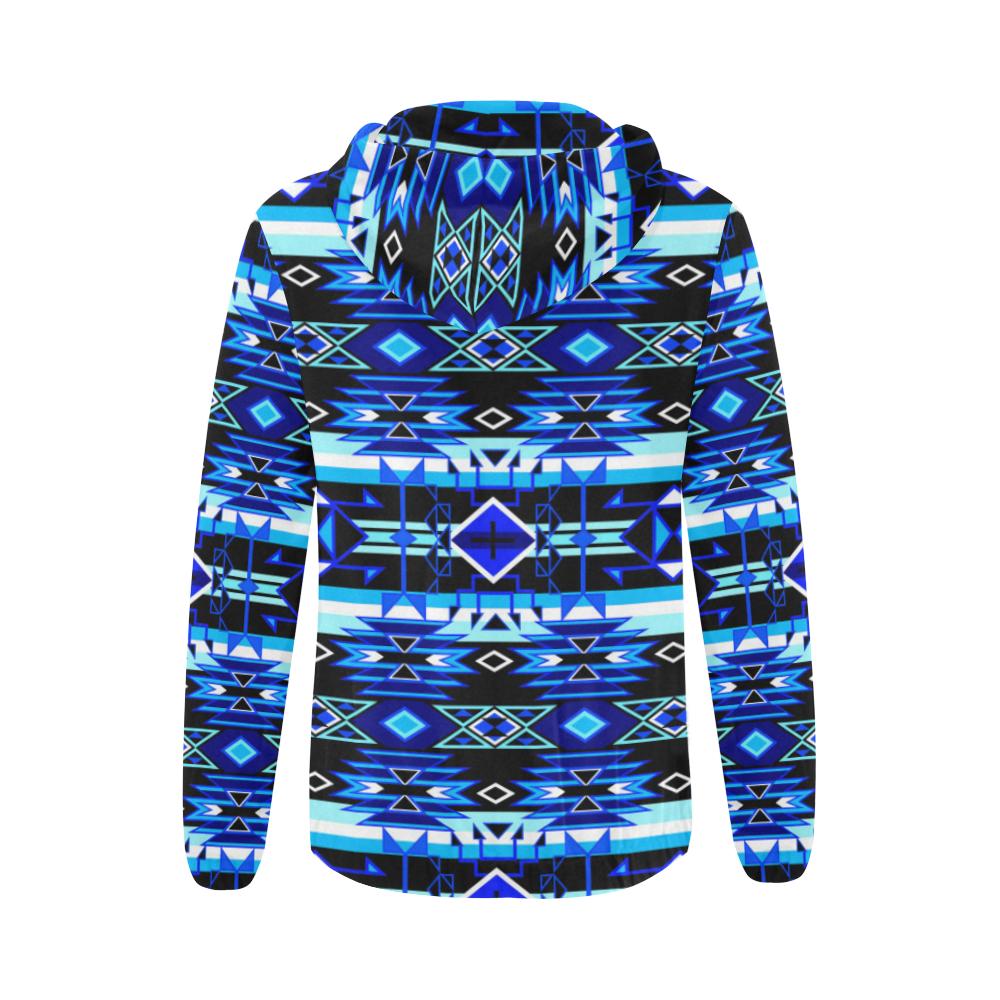Force of Nature Winter Night All Over Print Full Zip Hoodie for Women (Model H14) All Over Print Full Zip Hoodie for Women (H14) e-joyer 