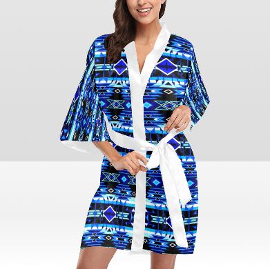 Force of Nature Winter Night Kimono Robe Artsadd 