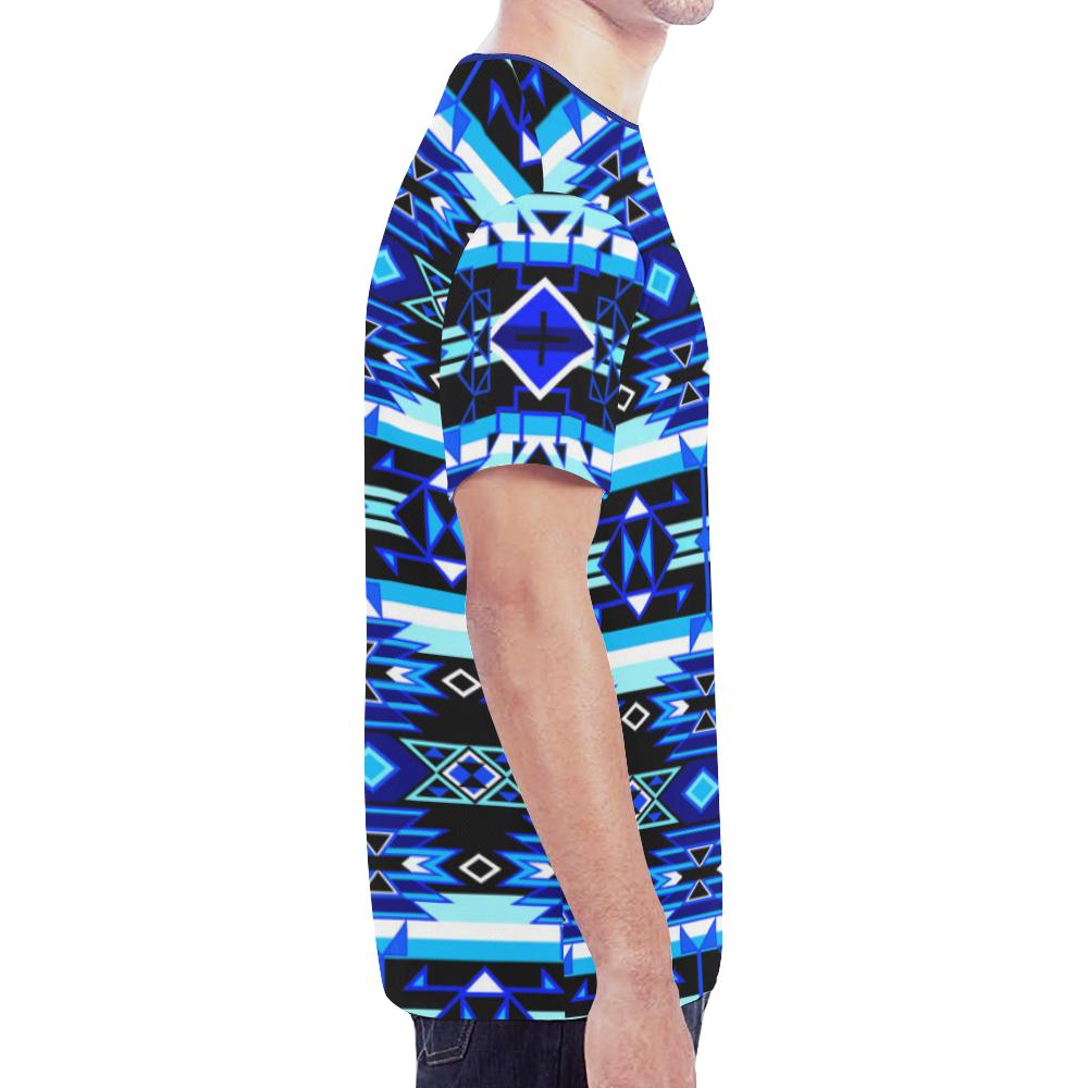 Force of Nature Winter Night New All Over Print T-shirt for Men (Model T45) New All Over Print T-shirt for Men (T45) e-joyer 