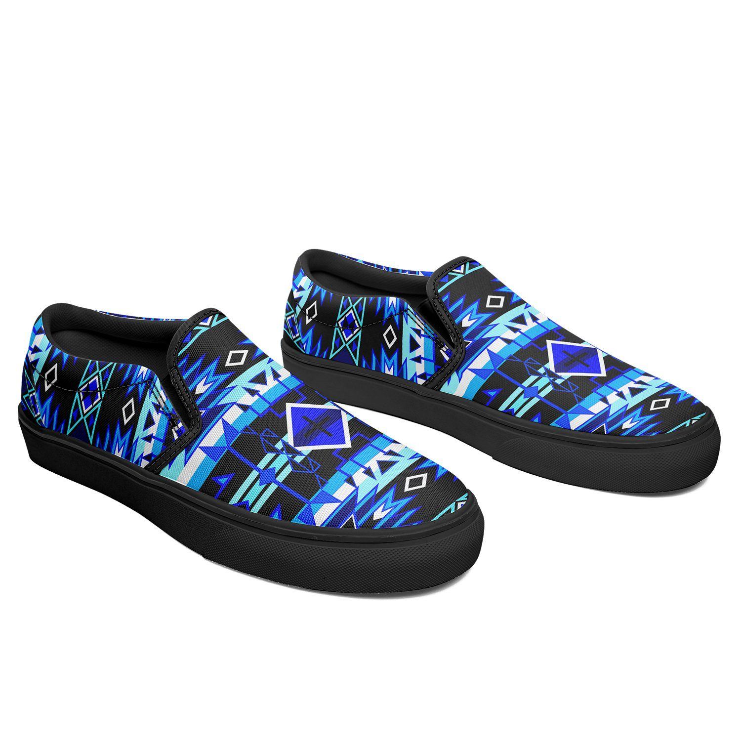 Force of Nature Winter Night Otoyimm Kid's Canvas Slip On Shoes 49 Dzine 