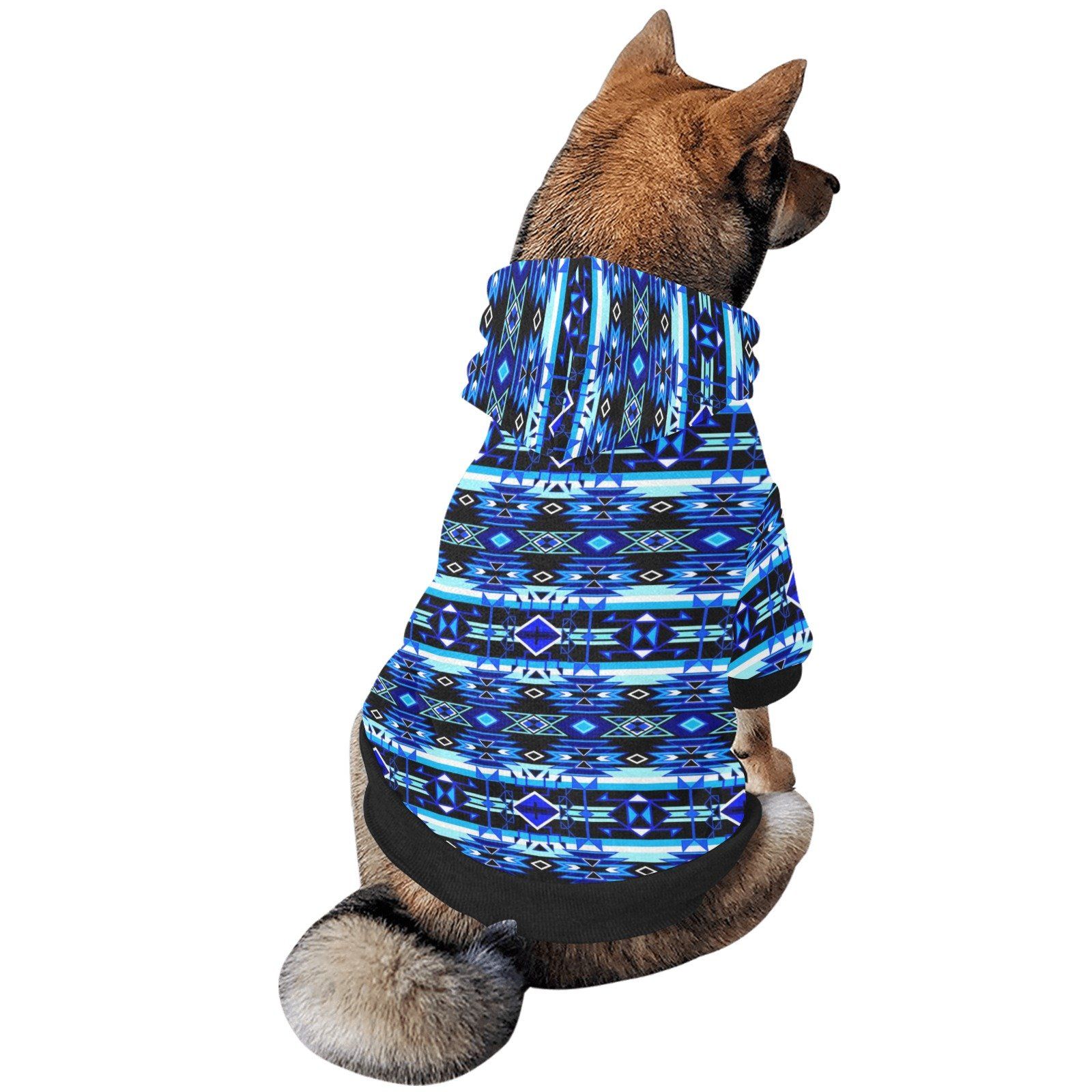 Force of Nature Winter Night Pet Dog Hoodie Pet Dog Hoodie e-joyer 