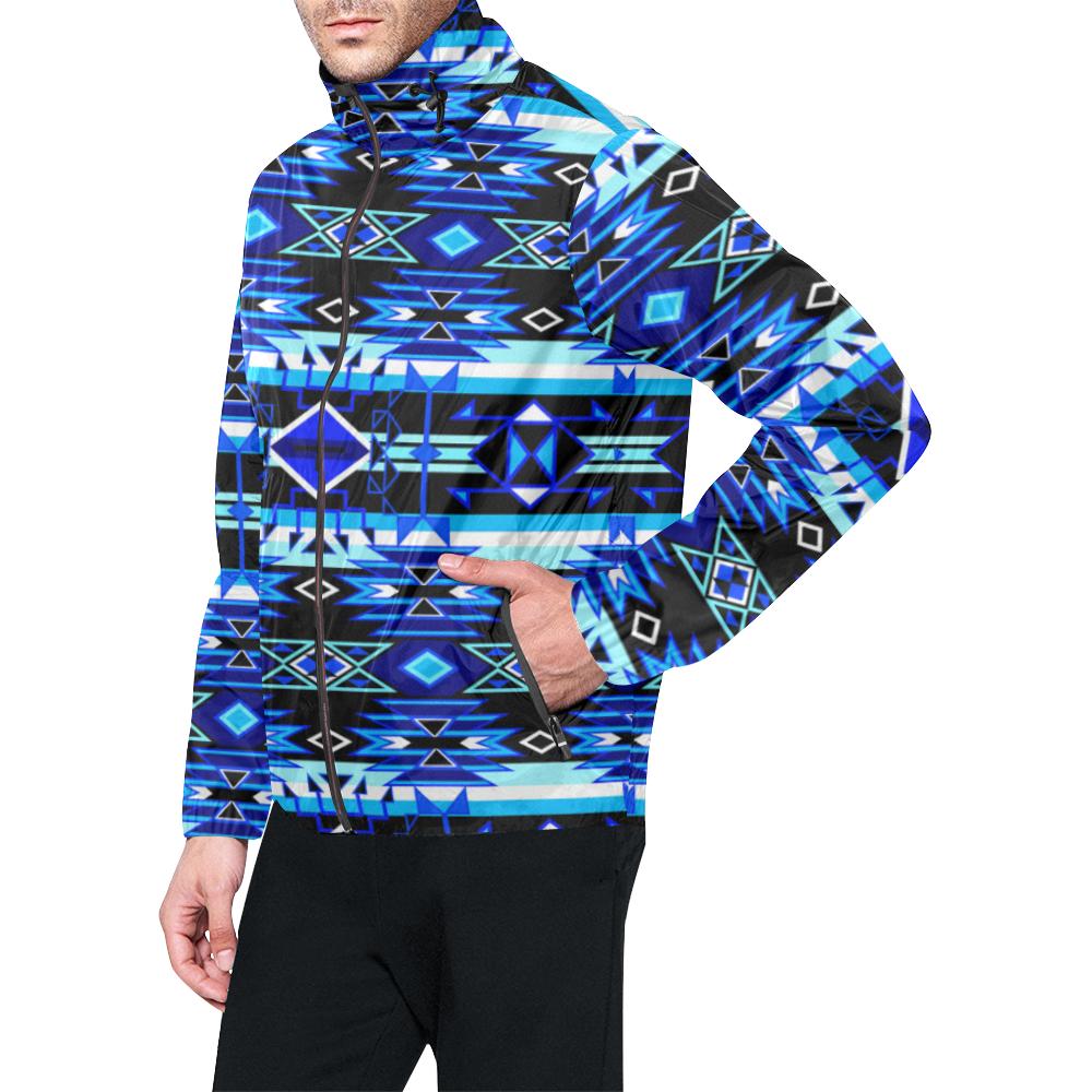 Force of Nature Winter Night Unisex All Over Print Windbreaker (Model H23) All Over Print Windbreaker for Men (H23) e-joyer 