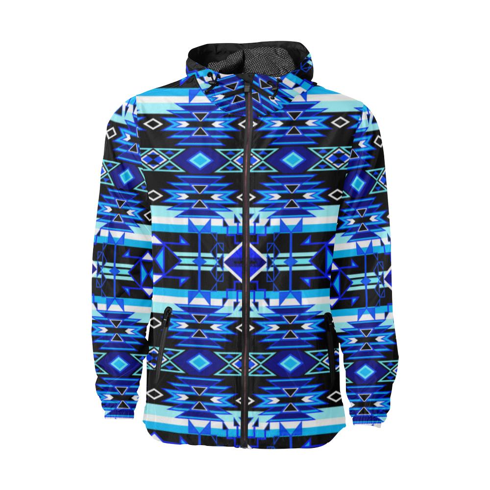 Force of Nature Winter Night Unisex All Over Print Windbreaker (Model H23) All Over Print Windbreaker for Men (H23) e-joyer 