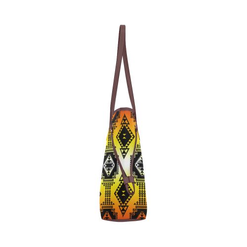 Gathering Fire Clover Canvas Tote Bag (Model 1661) Clover Canvas Tote Bag (1661) e-joyer 