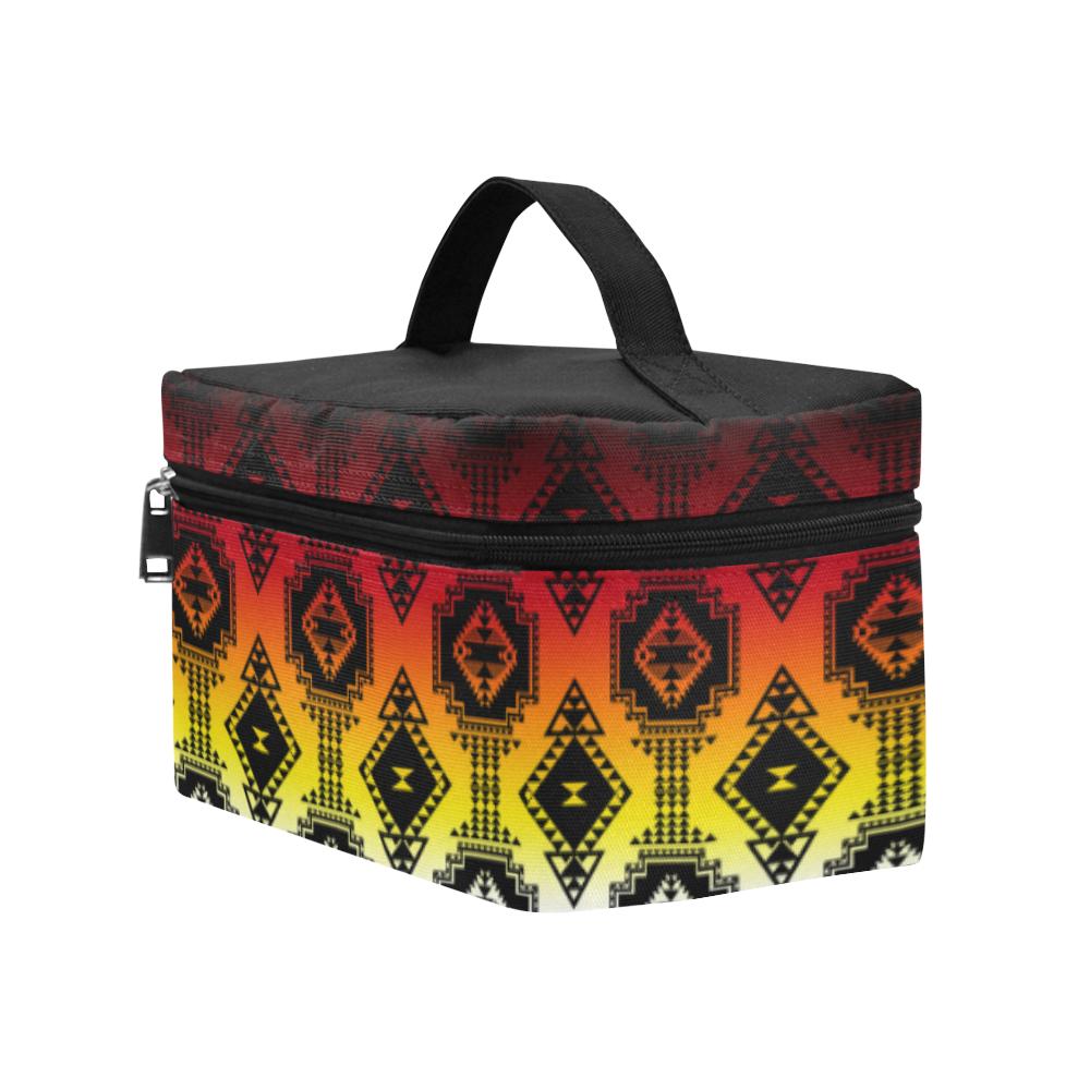 Gathering Fire Cosmetic Bag/Large (Model 1658) Cosmetic Bag e-joyer 