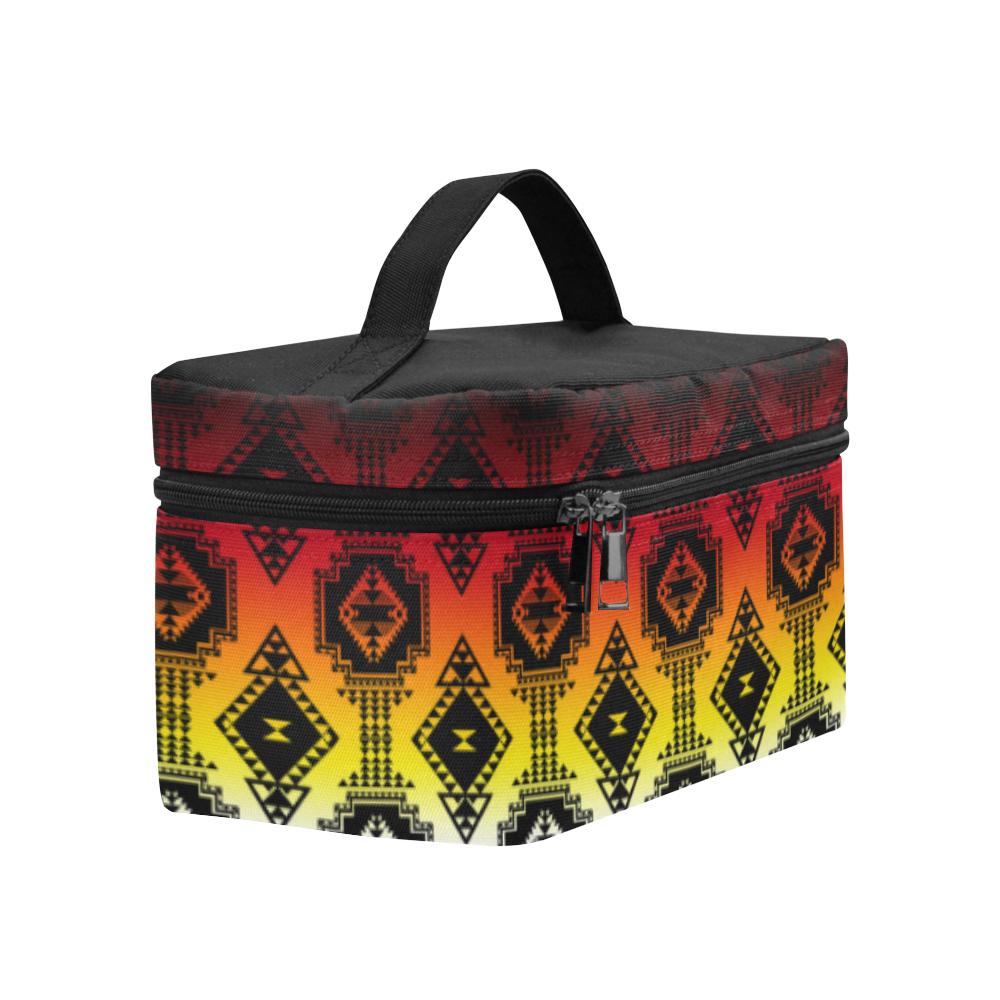 Gathering Fire Cosmetic Bag/Large (Model 1658) Cosmetic Bag e-joyer 