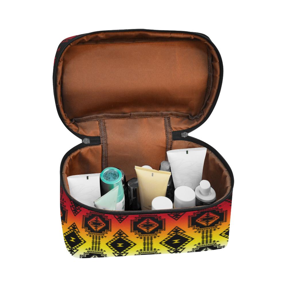 Gathering Fire Cosmetic Bag/Large (Model 1658) Cosmetic Bag e-joyer 