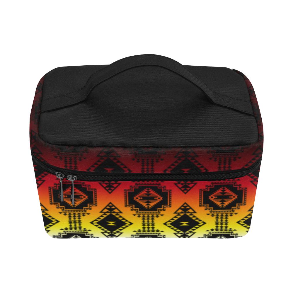 Gathering Fire Cosmetic Bag/Large (Model 1658) Cosmetic Bag e-joyer 