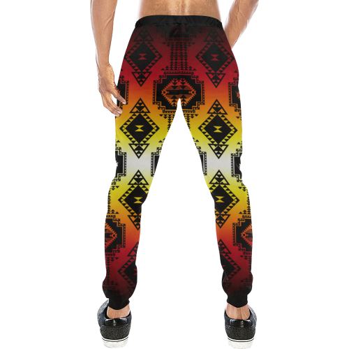 Gathering Fire Men's All Over Print Sweatpants (Model L11) Men's All Over Print Sweatpants (L11) e-joyer 