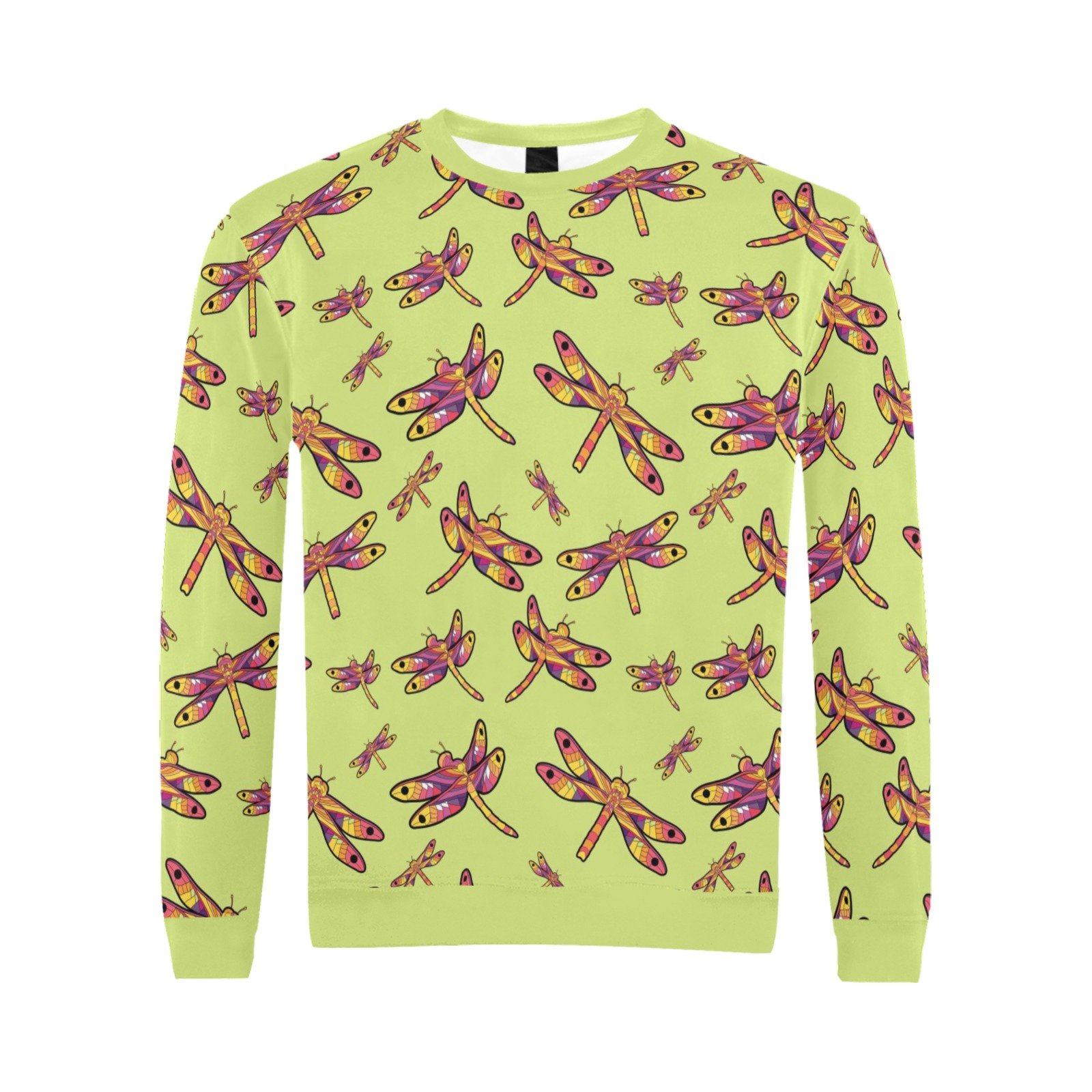 Gathering Lime All Over Print Crewneck Sweatshirt for Men (Model H18) shirt e-joyer 