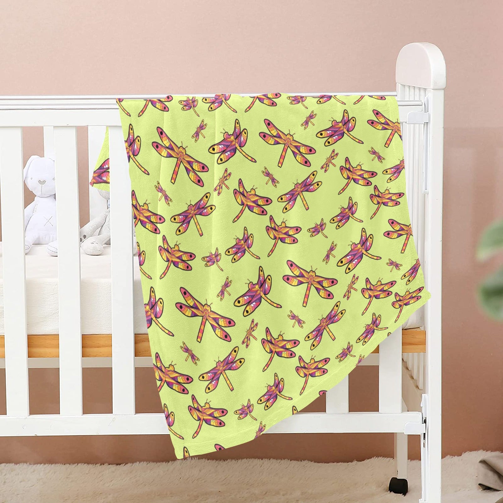 Gathering Lime Baby Blanket 30"x40" Baby Blanket 30"x40" e-joyer 