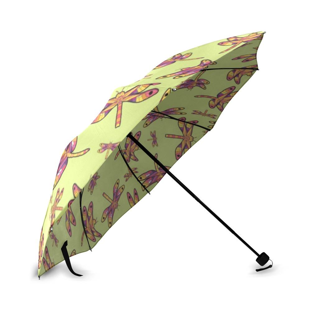 Gathering Lime Foldable Umbrella (Model U01) Foldable Umbrella e-joyer 