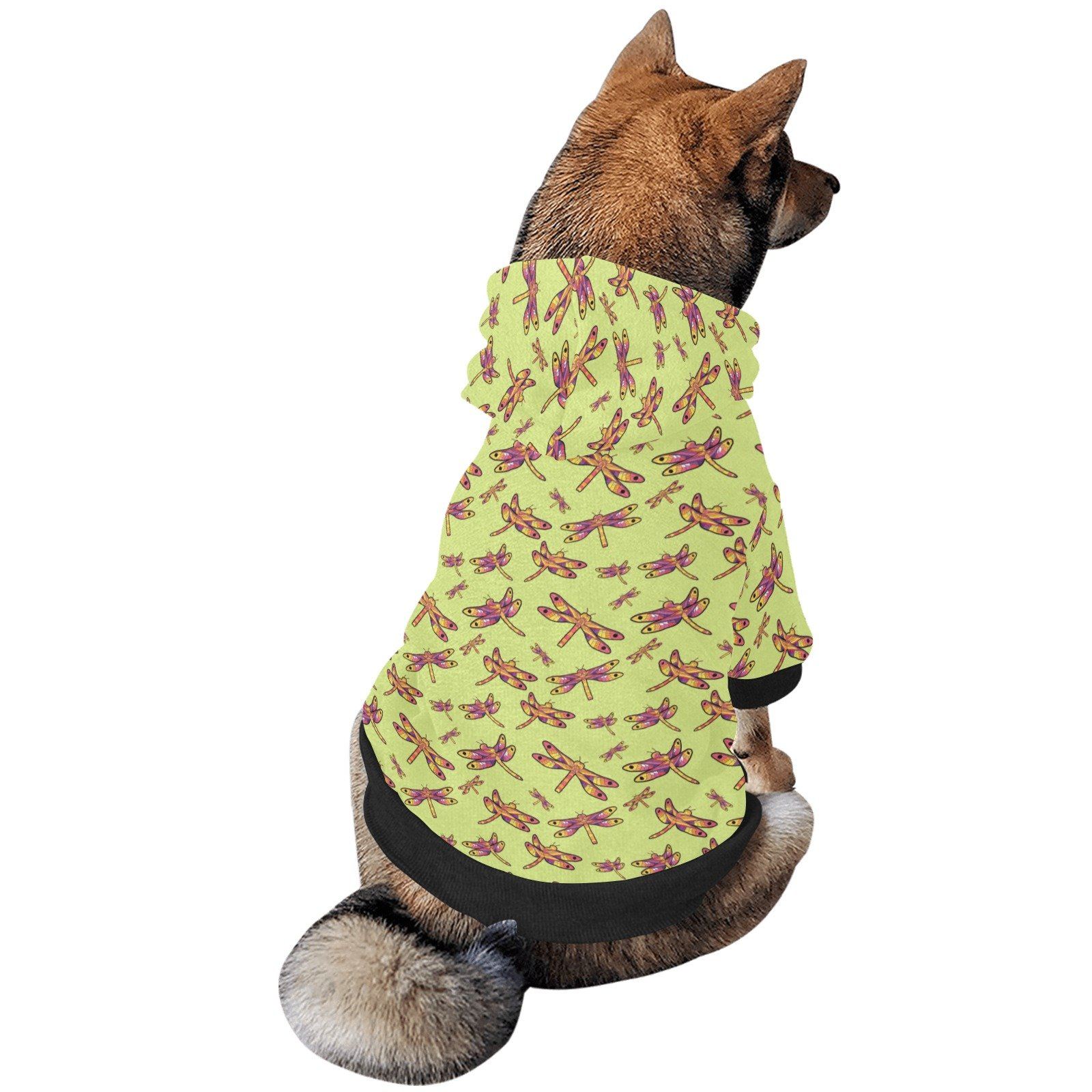 Gathering Lime Pet Dog Hoodie Pet Dog Hoodie e-joyer 