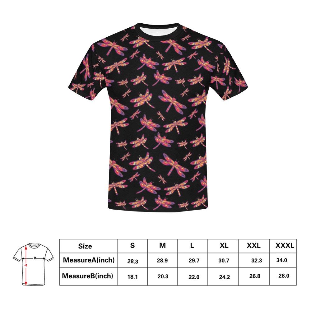 Gathering Noir All Over Print T-Shirt for Men (USA Size) (Model T40) All Over Print T-Shirt for Men (T40) e-joyer 