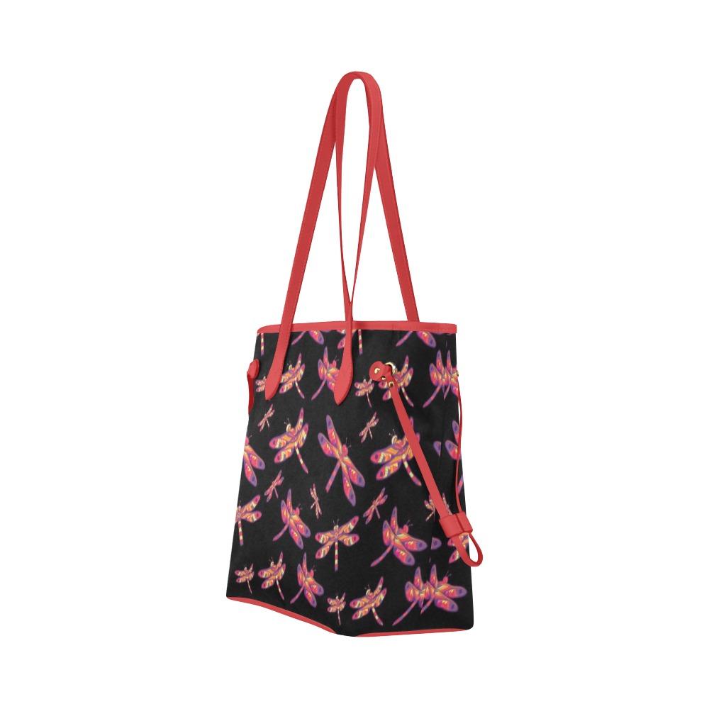 Gathering Noir Clover Canvas Tote Bag (Model 1661) Clover Canvas Tote Bag (1661) e-joyer 