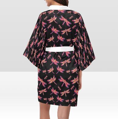 Gathering Noir Kimono Robe Artsadd 