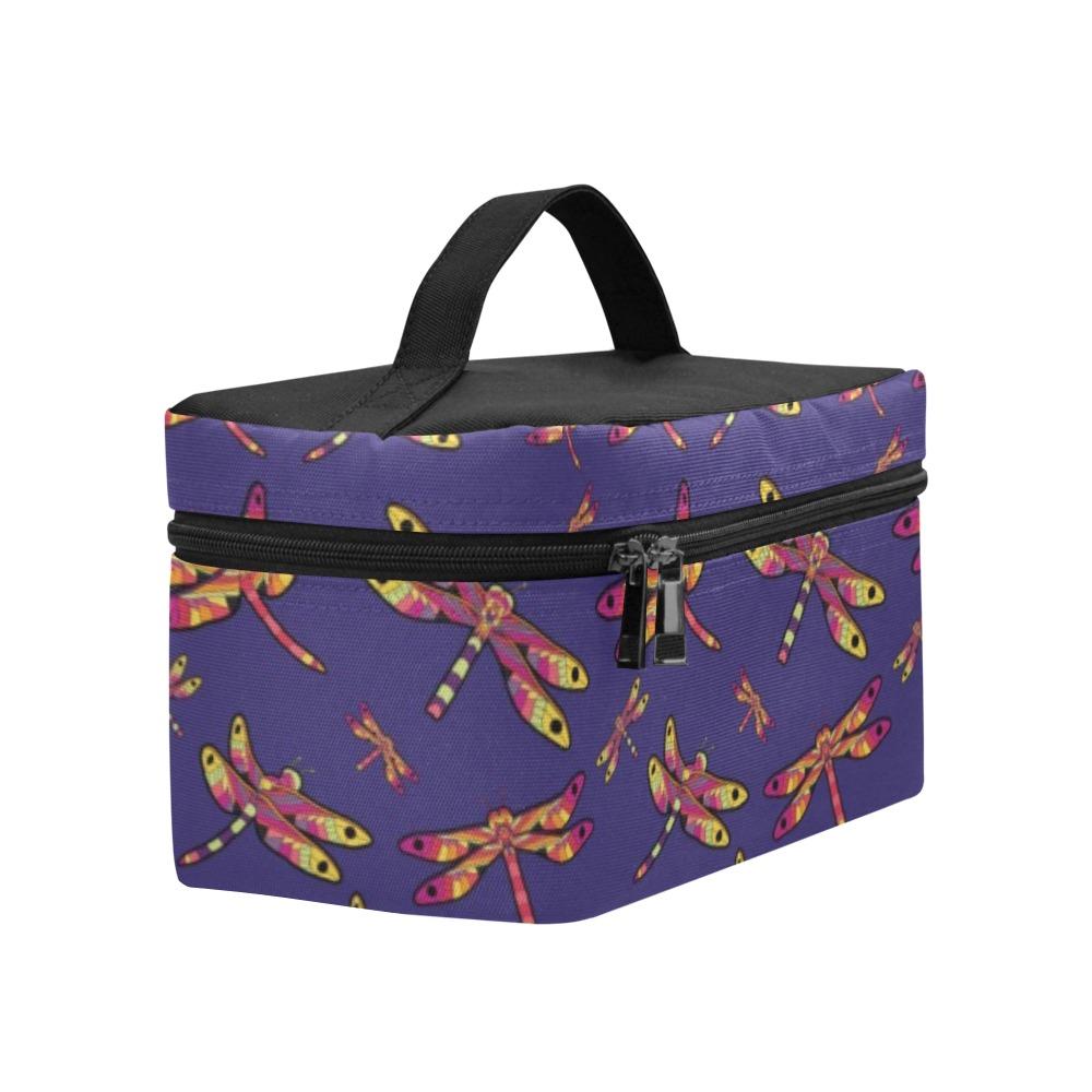 Gathering Purple Cosmetic Bag/Large (Model 1658) bag e-joyer 