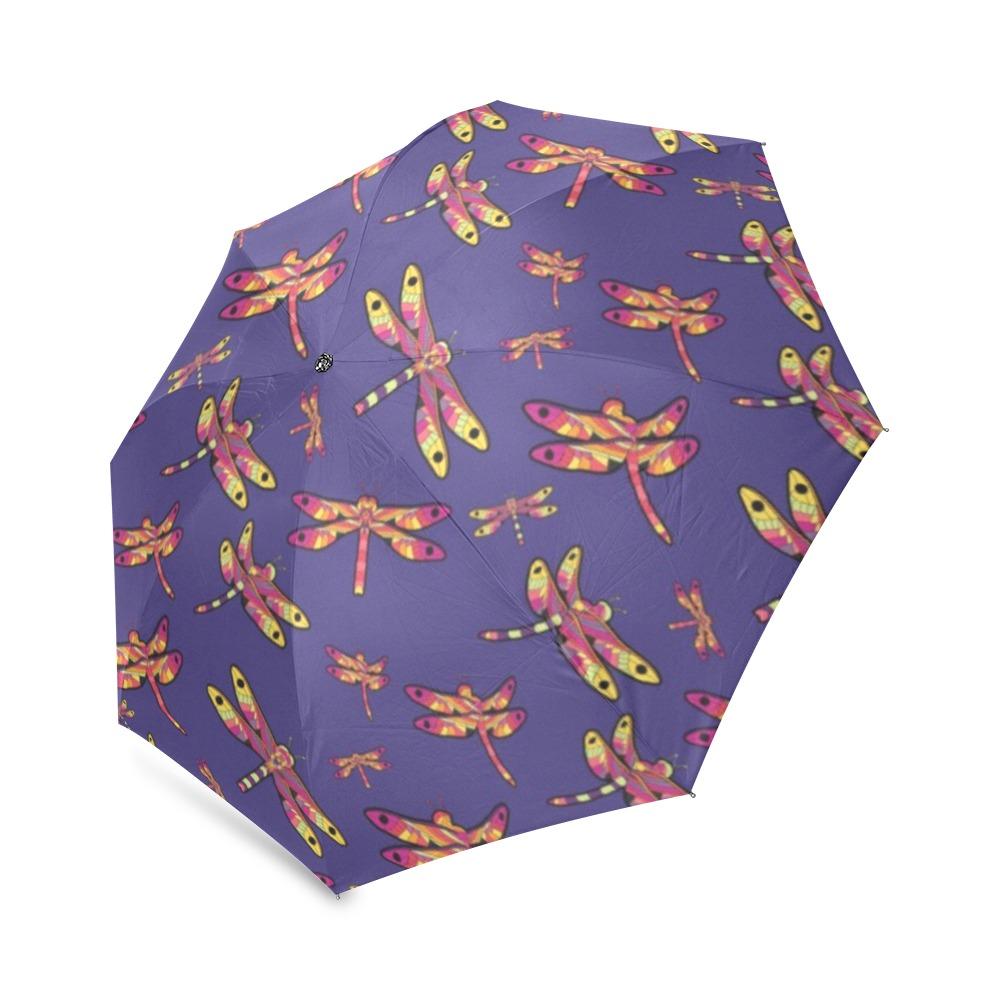 Gathering Purple Foldable Umbrella (Model U01) Foldable Umbrella e-joyer 