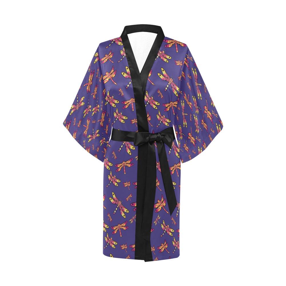 Gathering Purple Kimono Robe Artsadd 