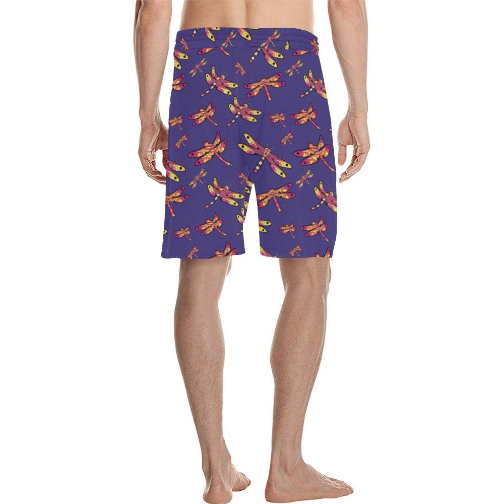 Gathering Purple Men's All Over Print Casual Shorts (Model L23) Men's Casual Shorts (L23) e-joyer 