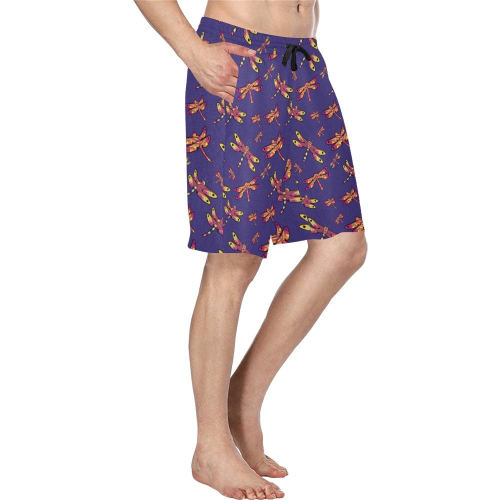 Gathering Purple Men's All Over Print Casual Shorts (Model L23) Men's Casual Shorts (L23) e-joyer 