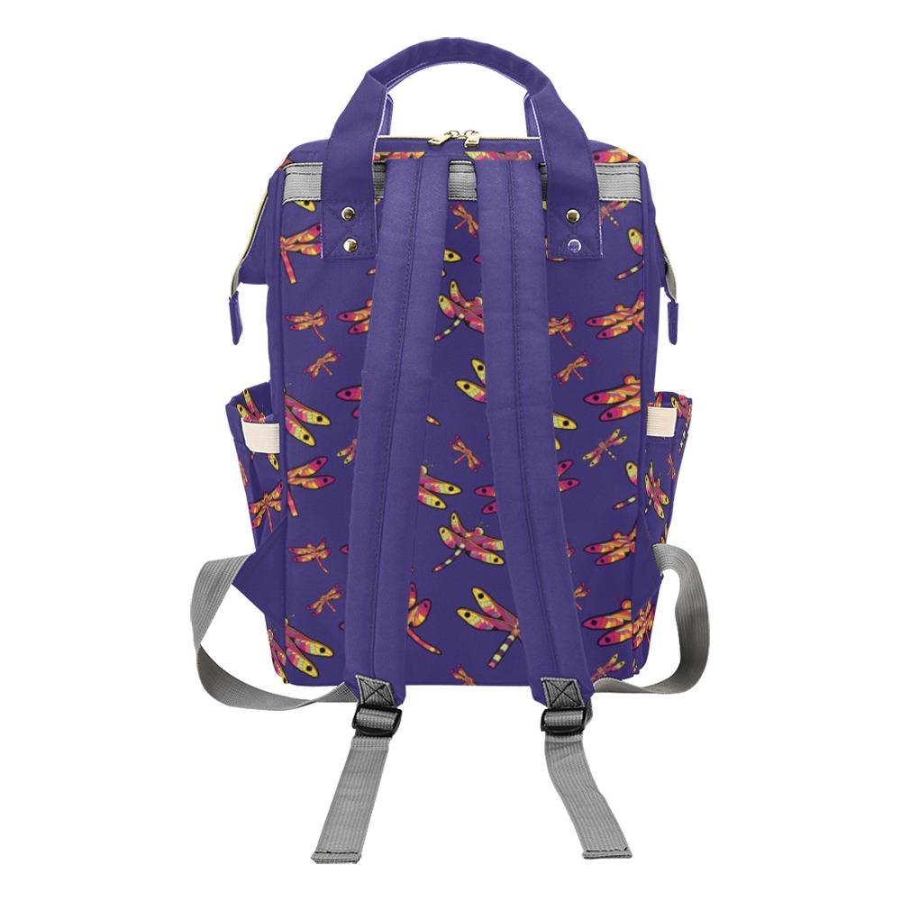 Gathering Purple Multi-Function Diaper Backpack/Diaper Bag (Model 1688) bag e-joyer 