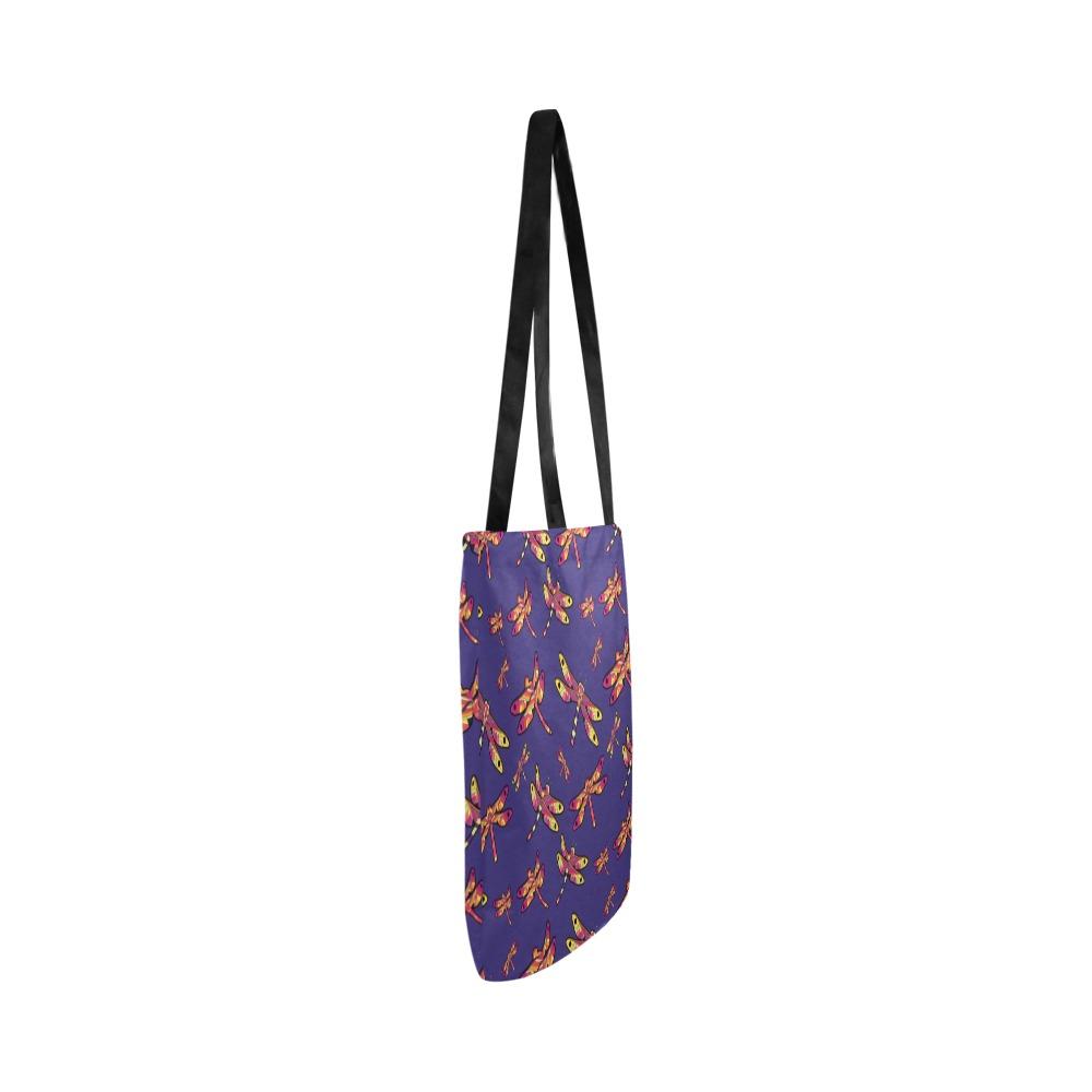 Gathering Purple Reusable Shopping Bag Model 1660 (Two sides) Shopping Tote Bag (1660) e-joyer 