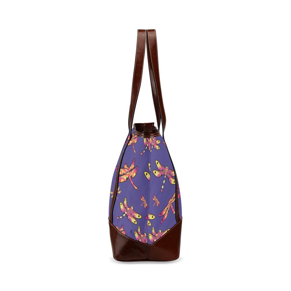 Gathering Purple Tote Handbag (Model 1642) Tote Handbags (1642) e-joyer 