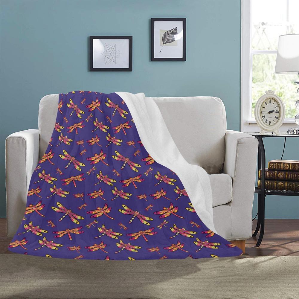 Gathering Purple Ultra-Soft Micro Fleece Blanket 50"x60" Ultra-Soft Blanket 50''x60'' e-joyer 