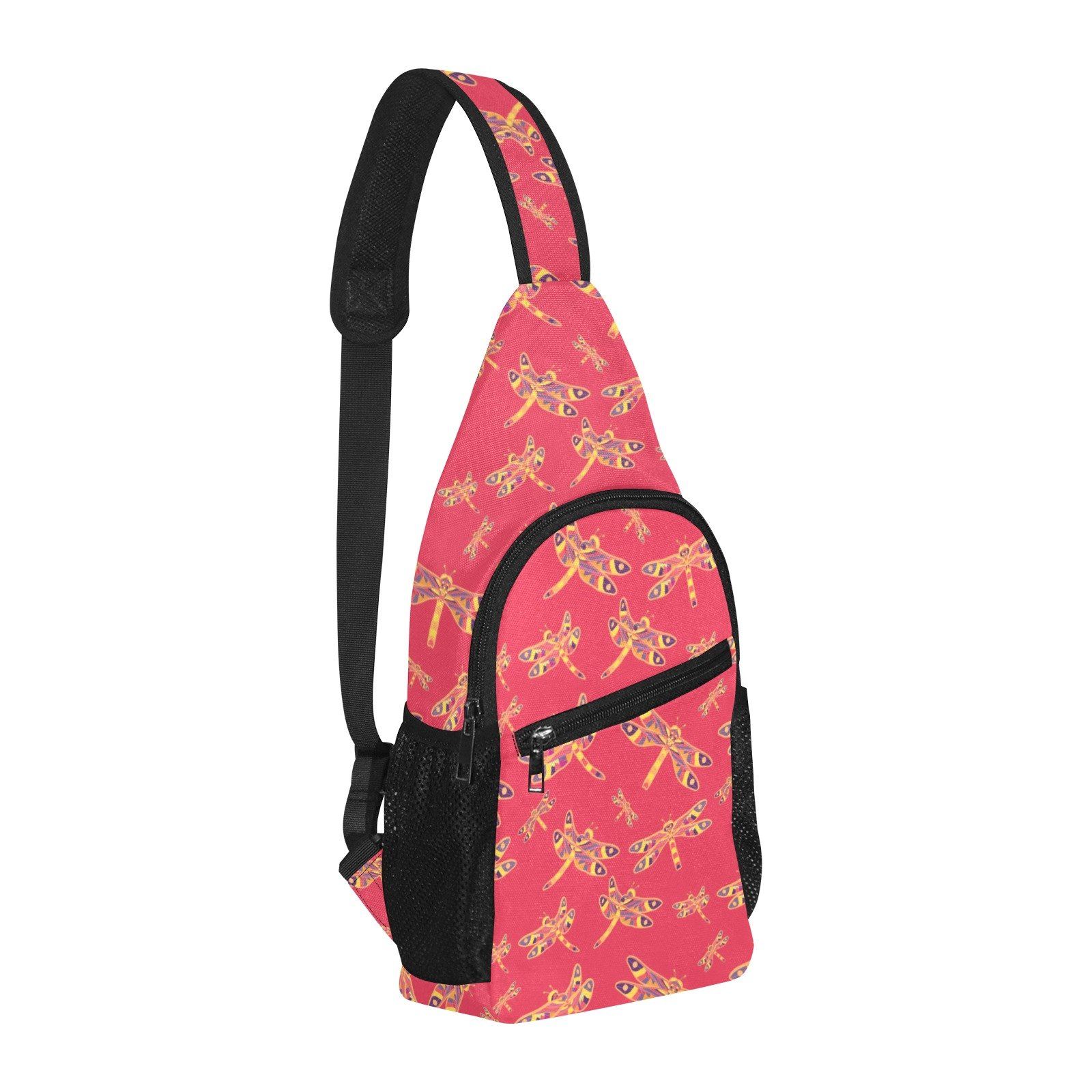 Gathering Rouge All Over Print Chest Bag (Model 1719) All Over Print Chest Bag (1719) e-joyer 