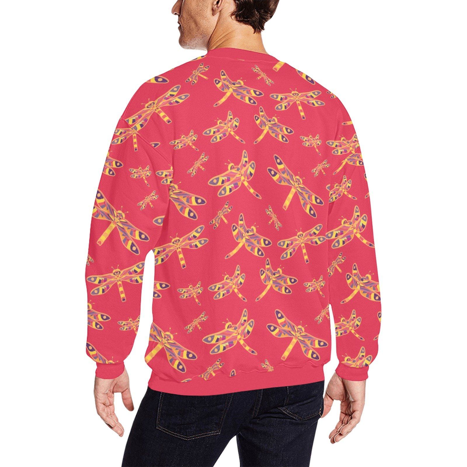 Gathering Rouge All Over Print Crewneck Sweatshirt for Men (Model H18) shirt e-joyer 