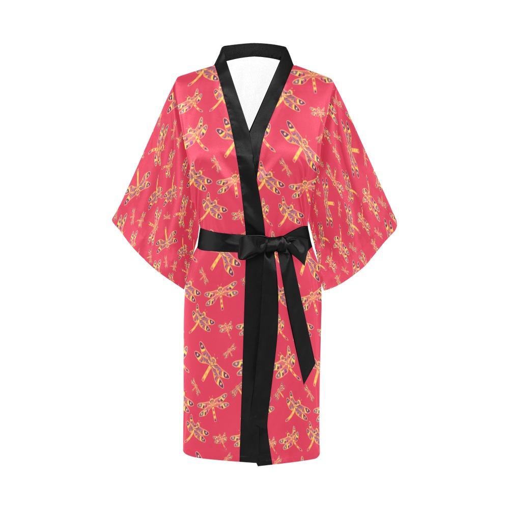 Gathering Rouge Kimono Robe Artsadd 